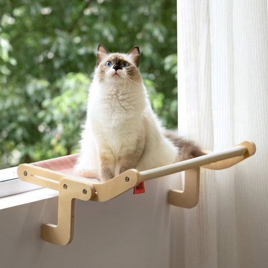 Fensterliege für Katzen – Stylisch, Stabil & Gemütlich | Mewoofun®