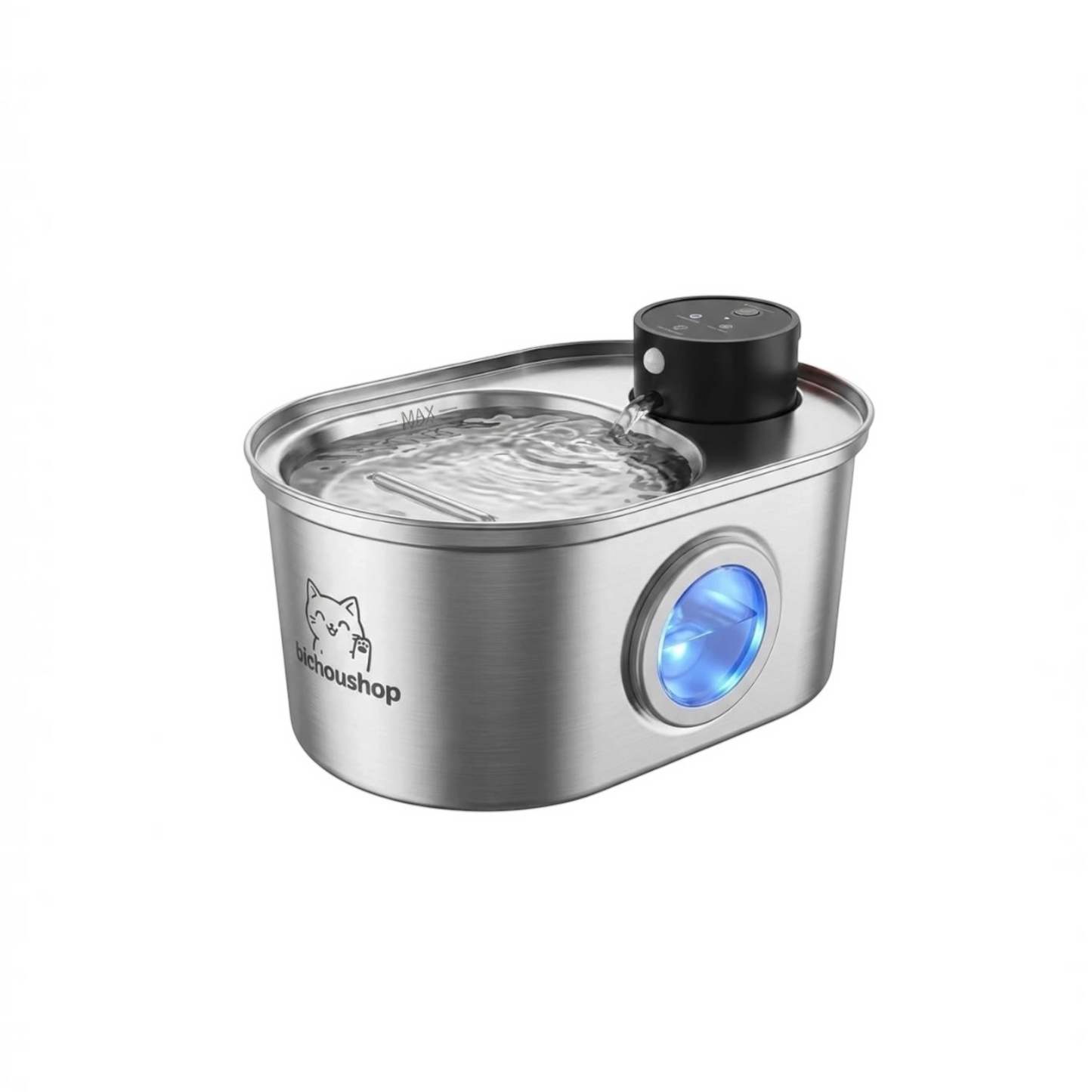 Premium Edelstahl Trinkbrunnen für Katzen & Hunde – 3,2L