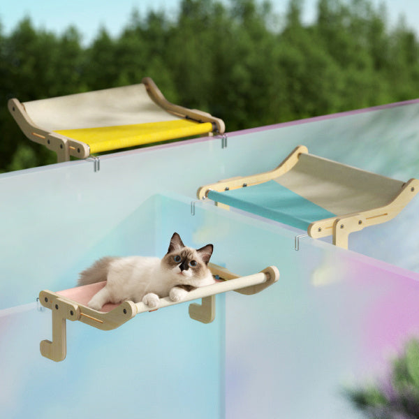 Fensterliege für Katzen – Stylisch, Stabil & Gemütlich | Mewoofun®