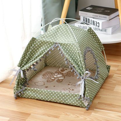 Bichoushop™ Katzenzelt „Cherry Comfort“