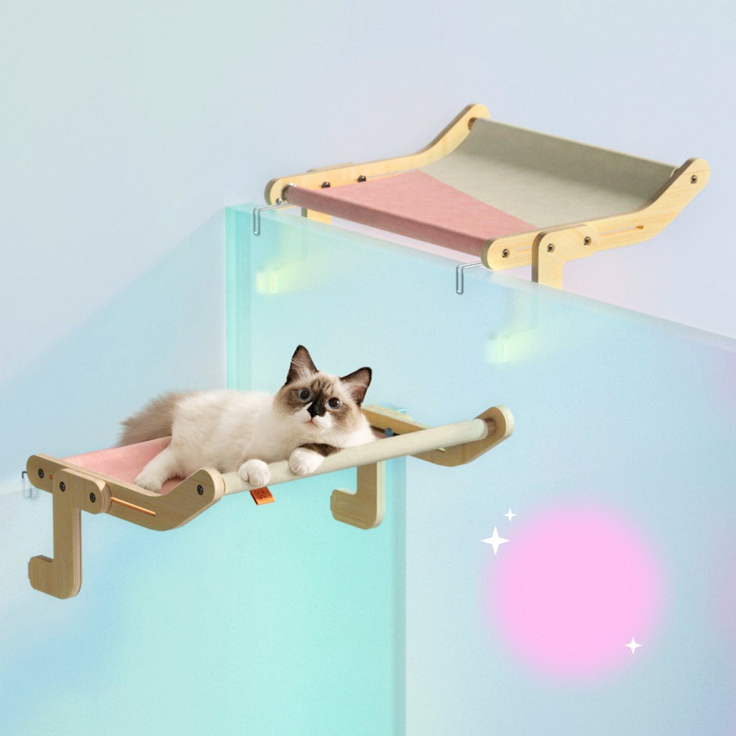 Fensterliege für Katzen – Stylisch, Stabil & Gemütlich | Mewoofun®