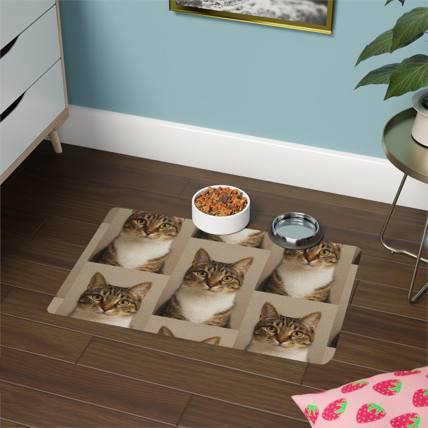 Stylische Napfunterlage für Haustiere – von Bichoushop®