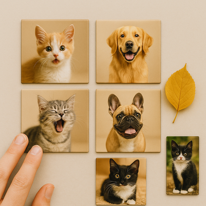 Personalisierter Haustier-Fotomagnet