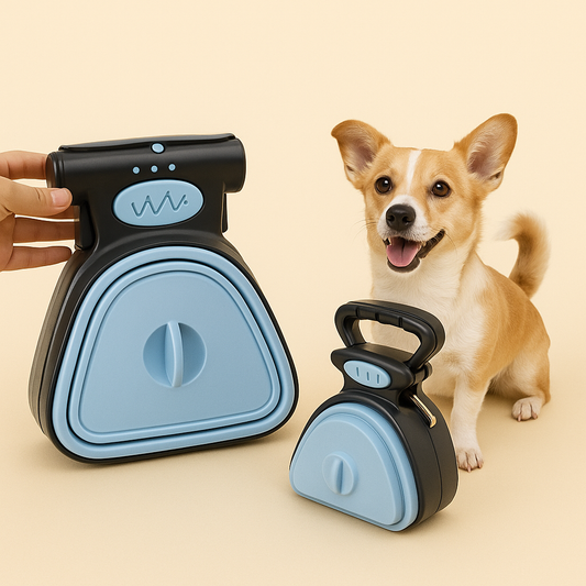 Faltbare Hundekot-Schaufel – Einhändige Reinigung mit Stil