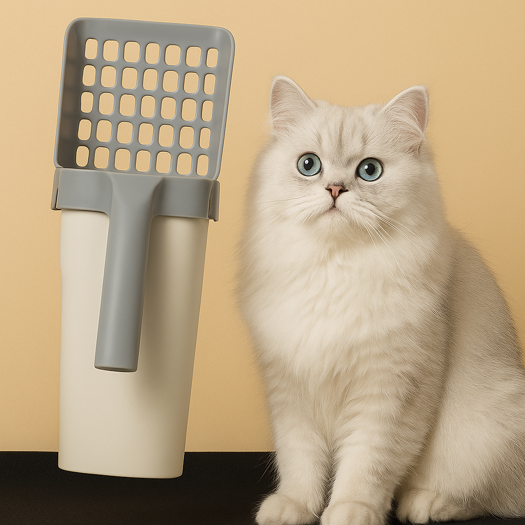 Bichoushop® – Lazy Cat Streuschaufel-Set