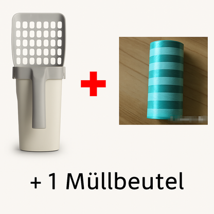 Bichoushop® – Lazy Cat Streuschaufel-Set