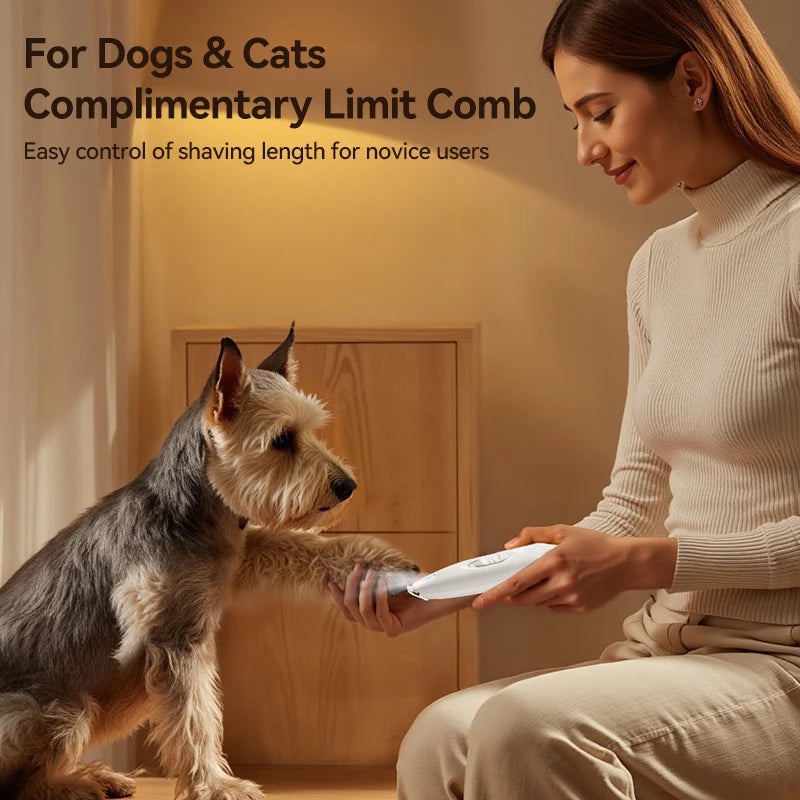 BichouShop T50 – Der smarte Tierhaarschneider mit LED-Licht