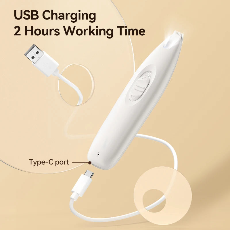 BichouShop T50 – Der smarte Tierhaarschneider mit LED-Licht