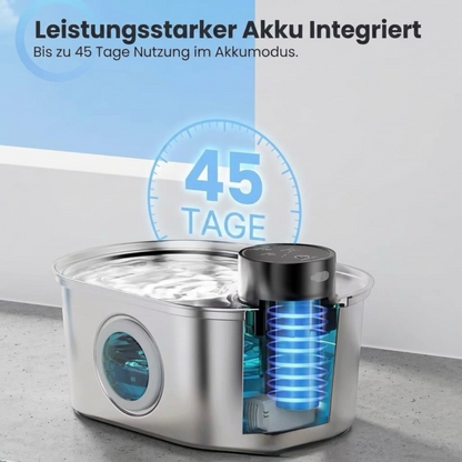 Premium Edelstahl Trinkbrunnen für Katzen & Hunde – 3,2L