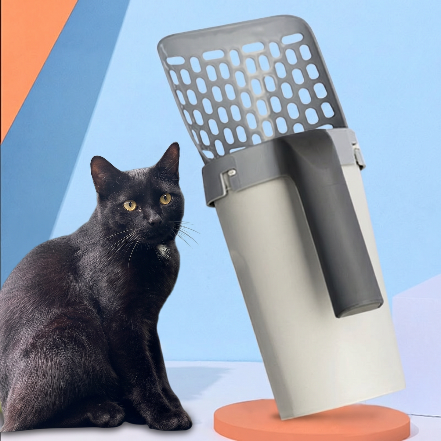 Bichoushop® – Lazy Cat Streuschaufel-Set