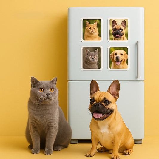 Personalisierter Haustier-Fotomagnet